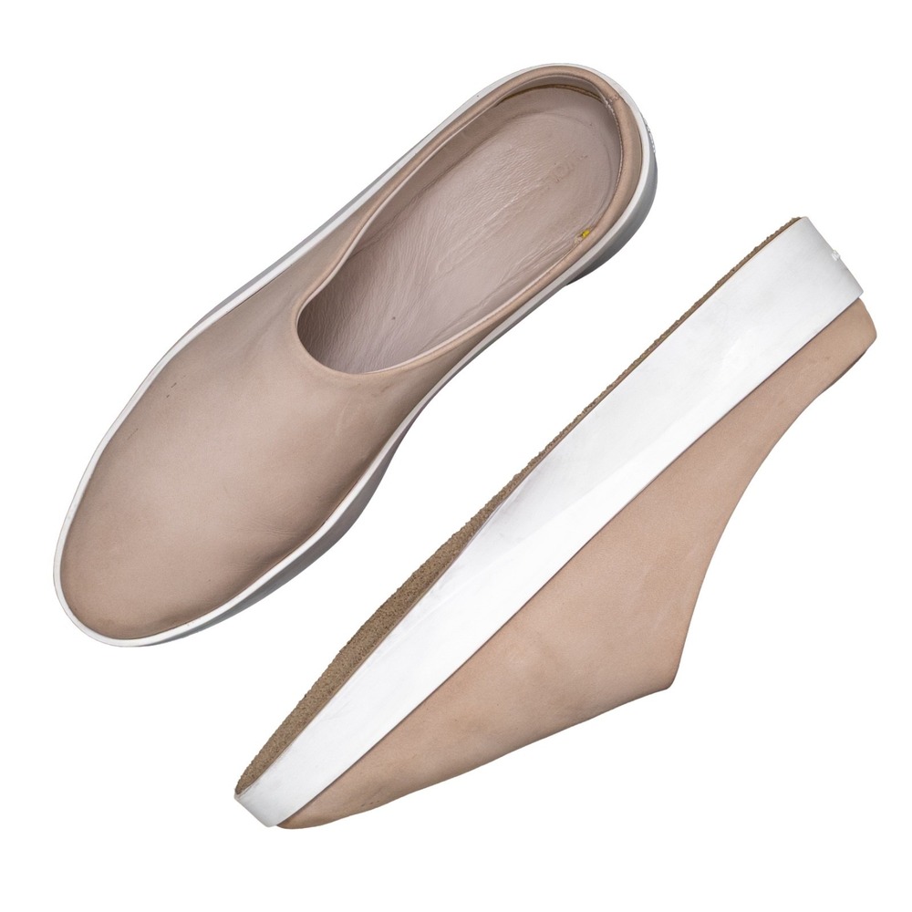 Wolf & Shepherd Cruise Mule Sneakers Beige Nubuck Slip On Shoes EU 44 US‎ 11